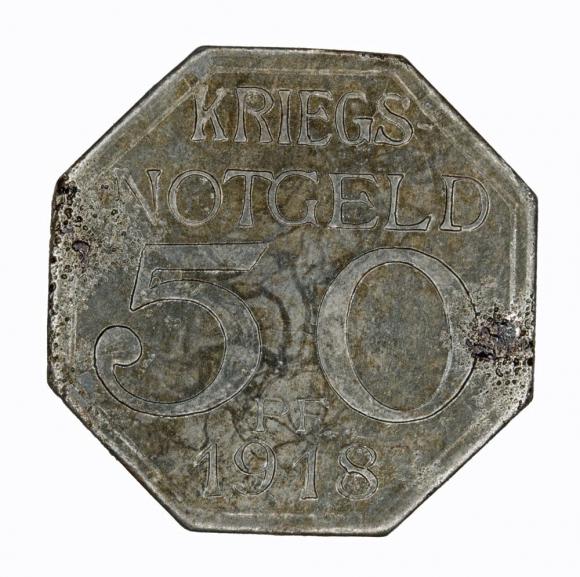 50 fenigów 1918 Waiblingen Wirtembergia