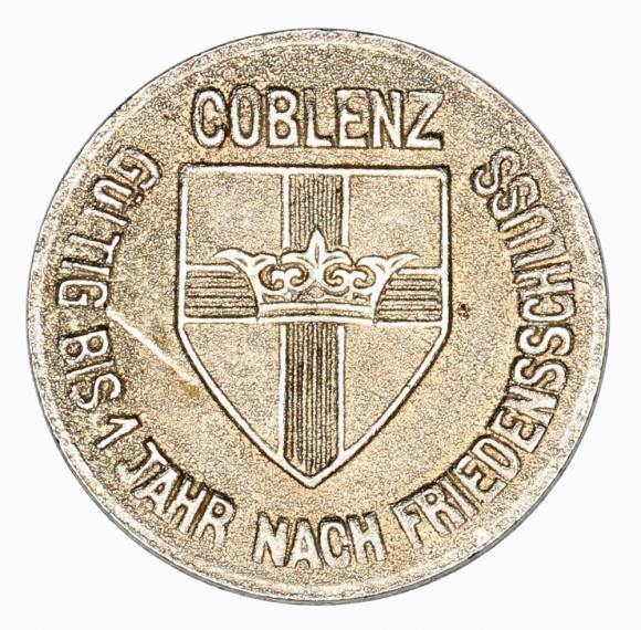 10 fenigów 1918 Koblencja Nadrenia