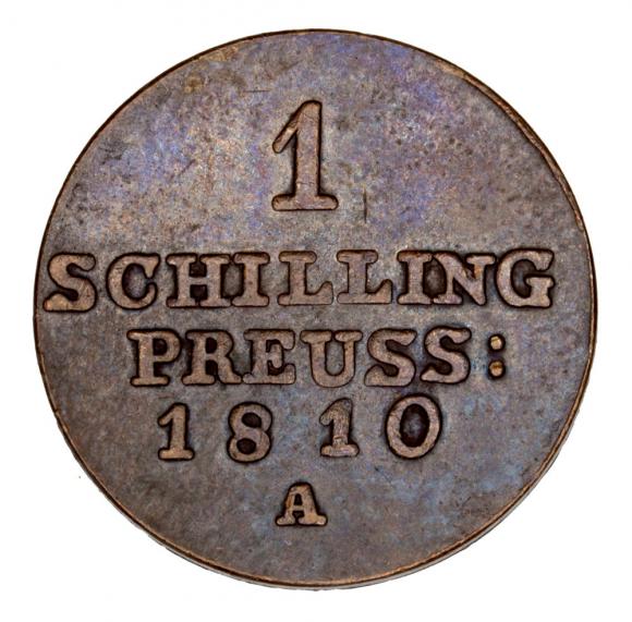 Szeląg 1810 Fryderyk Wilhelm III Niemcy Prusy Berlin