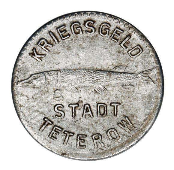 5 fenigów Teterow Meklemburgia Schwerin