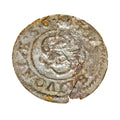 Szeląg 1656 Gustaw II Adolf Liwonia