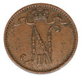 1 penni 1912 Mikołaj II Romanow Finlandia okupacja rosyjska Helsinki
