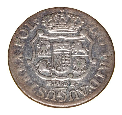 1/12 talara 1740 Fryderyk August II Saksonia Lipsk